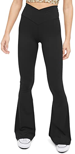 HEGALY Women's Flare Yoga Pants - Crossover Flare Leggings High Waisted Bootcut Bell Bottom Workout Sweatpants Black